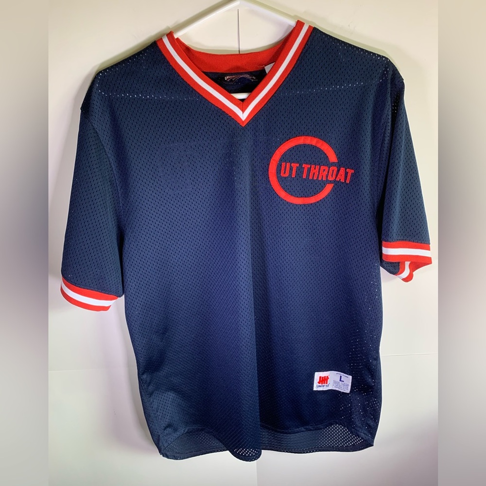 Undefeated “cut throat” baseball jersey